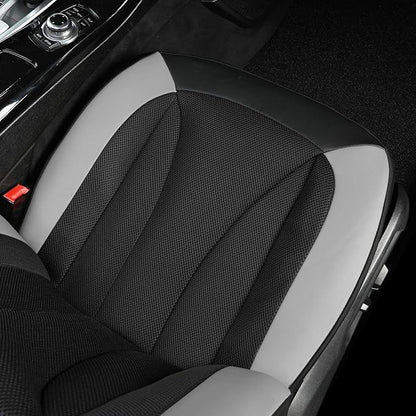GIANT PANDA 2-Pack Front Mesh Car Seat Covers Custom Fit Toyota Tacoma 2016 2017 2018 2019 2020 2021 2022 2023 2024 2025 Double & Crew Cab SR, SR5, Limited, TRD Pro, TRD Sport, TRD Off-Road(Grey/Gray)