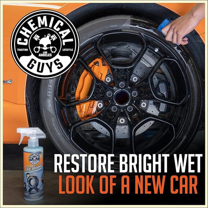 Chemical Guys Tire Kicker Sprayable Extra Glossy Tire Shine (Works on Rubber, Vinyl & Plastic) Safe for Cars, Trucks, Motorcycles, RVs & More, 16 fl oz