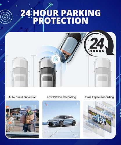 VIOFO Dash Cam A119 V3 2K 2560x1440P Quad HD+ 60FPS Front Car Dash Camera, 5MP STARVIS Sensor, 140-Degree Wide Angle, GPS Included, Buffered Parking Mode, True HDR, Motion Detection, Time Lapse