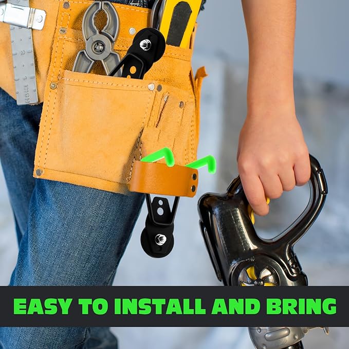 Landhoow Large Magnetic Hooks Heavy Duty Garage Magnet Hooks Strong Storage Utility Magnetic Hangers with Anti Slip Rubber Coating for Indoor and Outdoor Hanging(Green,6 Pcs)