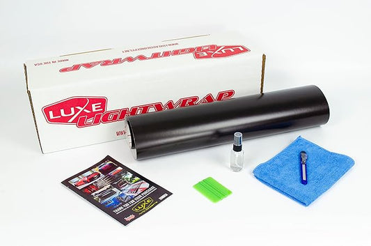 Luxe LightWrap Dark Smoke Stealth Universal Headlight Tail Light Tint Kit (20” x 2 Yard)