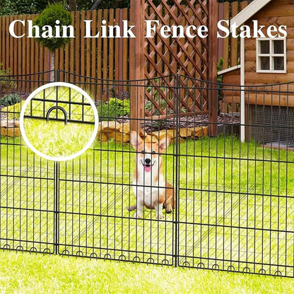 Rebar Stakes 12 Inch 20 Pack J Hook Ground Stakes Heavy Duty Chain Link Fence Stakes Galvanized Anchors Metal Tent Stakes for Wire Fencing Concrete Forming Trampolines Camping Canopies Shed Swing