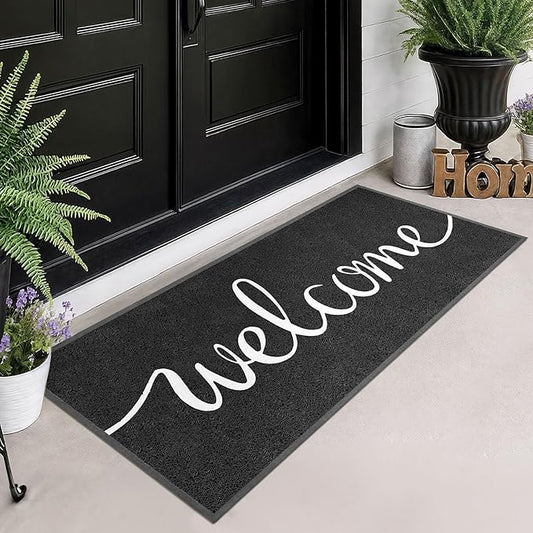 EARTHALL Funny Welcome Mats Outside/Inside 59"x24", Front Door Mat Outdoor Entrance, Indoor Outdoor Mats for Home Entrance, Funny Doormat Outside/Inside Entry, Front Porch Decor for Farmhouse