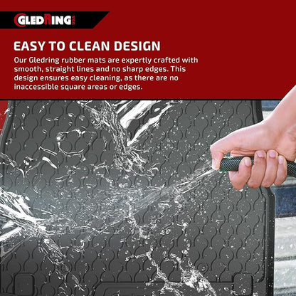 GledringUSA Custom Fit All-Weather Rubber Cargo Mat for Land Rover Range Rover Sport 2014-2022 - No Trimming Needed.
