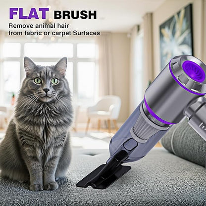 Mini Car Vacuum Cleaner,20000PA 4-in-1 Cordless Handheld Vacuum Cleaner with 6000mAh Battery Brushless Motor Hand Held Vacuum Air Duster & Air Blower & Pump for Car,Office and Home Cleaning