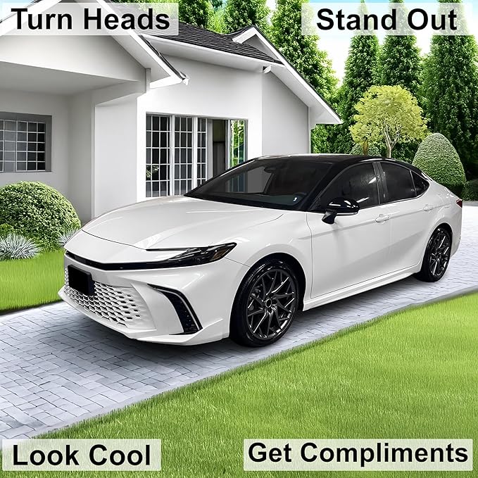 BOGAR TECH DESIGNS Full Headlight Head Light Tint Kit Compatible with Toyota Camry 2025-2026, Light Smoke