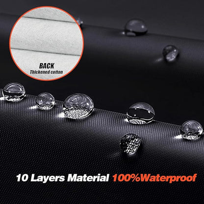 Chevrolet Equinox Car Cover 100% Waterproof All Weather, Gift with Towel, 10 Layers SUV Car Cover Custom Fit 2005-2025 Chevry Equinox, Full Exterior Covers Rain Sun UV Protection with Door Zipper.