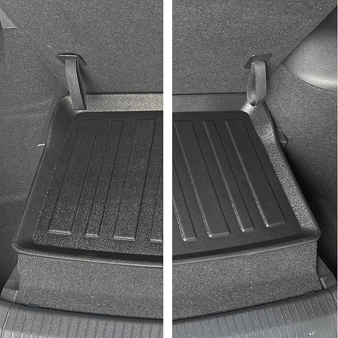 Premium Cargo Liner for Volkswagen Tiguan 7 Seat Model - Custom Fit Car Trunk Mat - All-Season Black Cargo Mat - 3D Shaped Laser Measured Trunk Liners