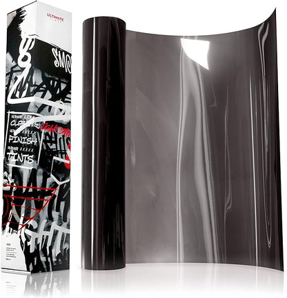 VViViD+ Ultimate Headlight Taillight Tint Vinyl Wrap (16" x 30ft, Light Smoke)