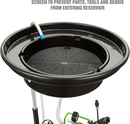OEMTOOLS 24862 21 Gallon Oil Drain Vacuum and Extractor, Automotive Oil Container with Adjustable Oil Changing Funnel, Waste Oil Storage Tank, Coolant Drain