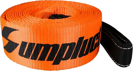 Recovery Tow Strap 3in X 30ft Heavy Duty 30,000 lbs Break Strength, Use for Emergency Towing Rope, Tree Saver, Winch Extension, Triple Reinforced Loops, Protective Sleeves,Car Accessories