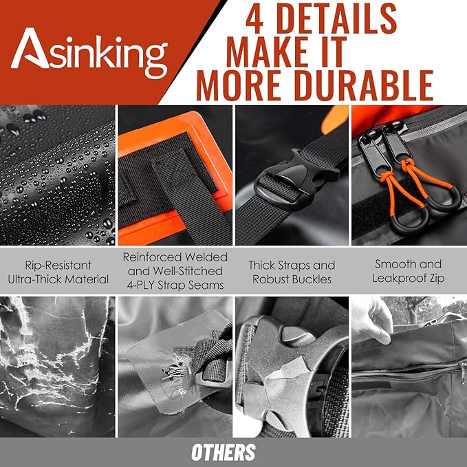 Car Rooftop Cargo Carrier Bag, 20 Cubic Feet Waterproof Heavy Duty 840D Car Roof Bag for All Vehicle with/Without Racks - Anti-Slip Mat, 6 Door Hooks, Storage Bag, 2 Extra Straps, Luggage Lock