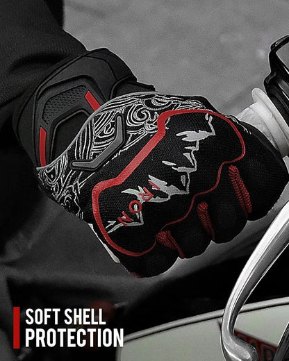 BORLENI Motorcycle Gloves Motorbike Glove for Men Women Full Finger Knuckle Protection Touch Screen Cycling ATV Hiking Riding