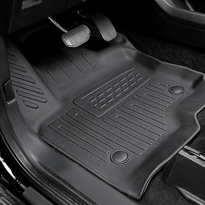 Floor Mats Set for 2018-2024 Ford Expedition/Lincoln Navigator 7 Seats Accessories, Full Coverage All Weather Cargo Mat with Backrest Protectors & Door Sill Guards (Not fit Max or L Model)