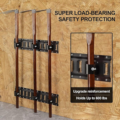 5 Pack E-Track Tool Holders|E Track Accessories for Enclosed Trailer to Heavy Duty Tool Holder |E Track/X Track Tool Hangers to Keep Rakes,Shovels, Broom|E Track Shovel Holder for Truck