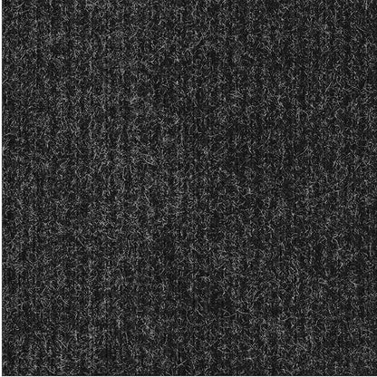 Ottomanson 2'7" x 6' Hallway Runner with Scraper Pile - Extra Durable Non-Slip Rug Mat for Indoor & Outdoor Use - Ideal for Kitchen, Entryway & Garage - High-Traffic Carpet, Black